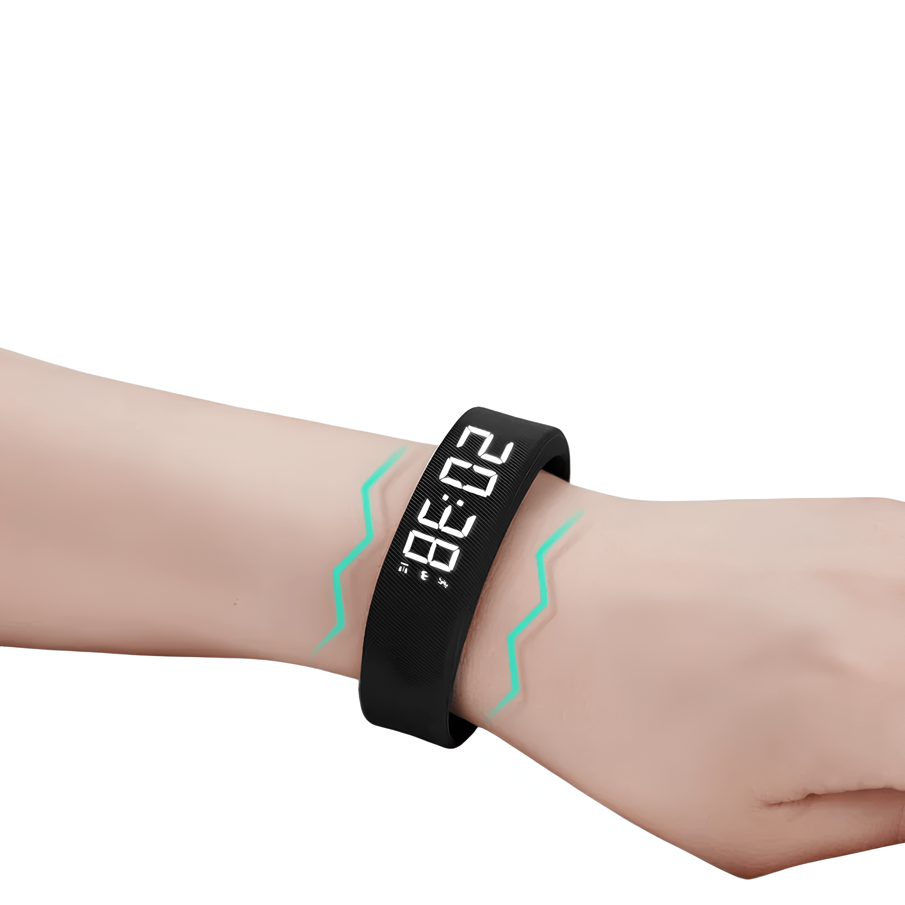 Titreşimli Akıllı Uyandırma Bilekliği - Siyah | Lucisumbra