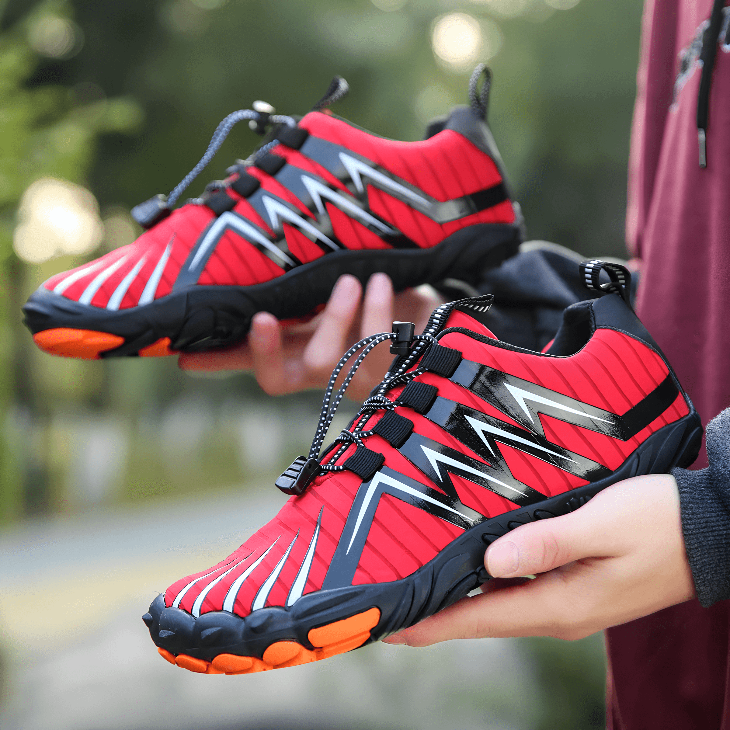 Yürüyüş Ayakkabısı - Ortapedik, Kırmızı | Lucisumbra