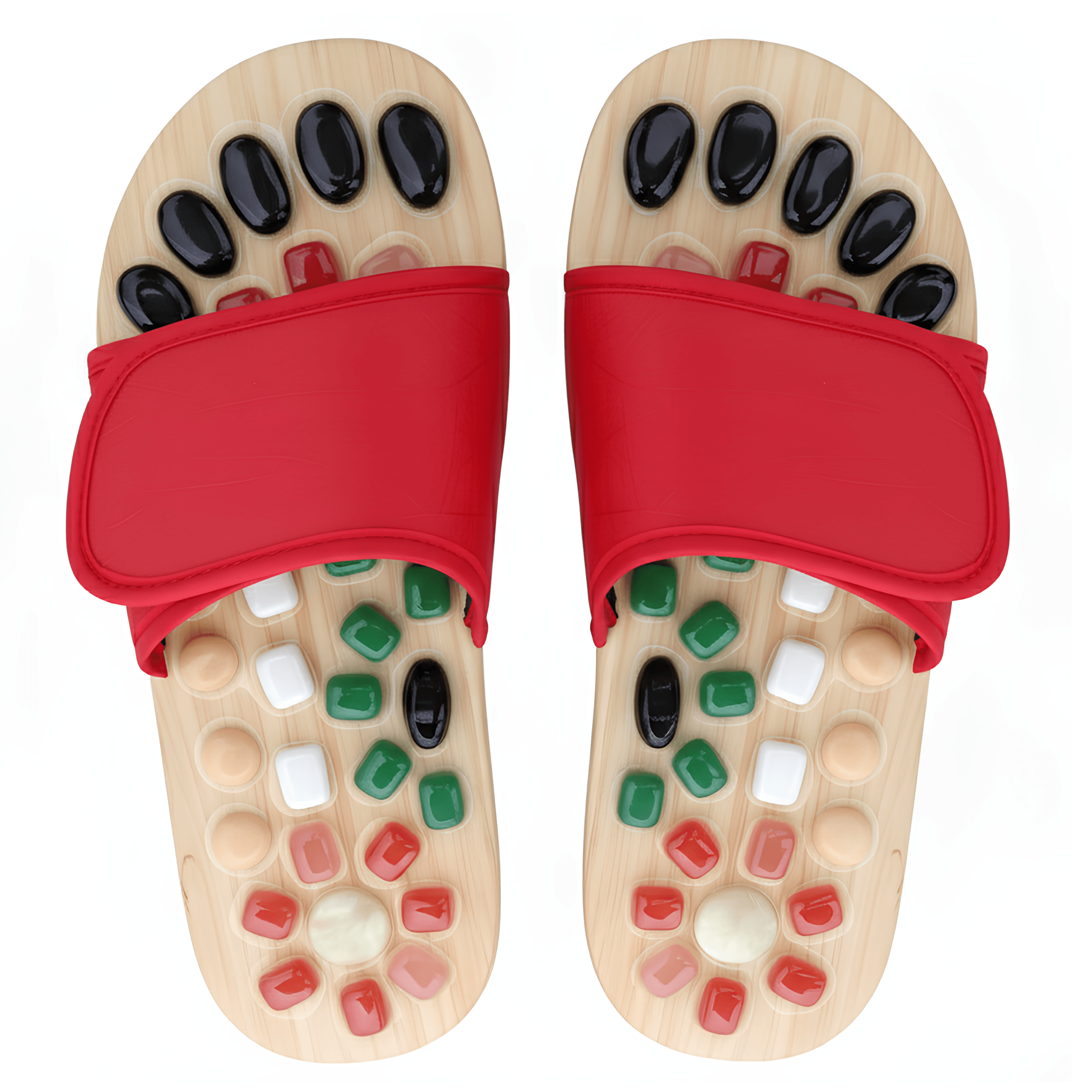 Doğal Taşlı Akupunktur Terlik - Topuk Dikeni İçin | Lucisumbra