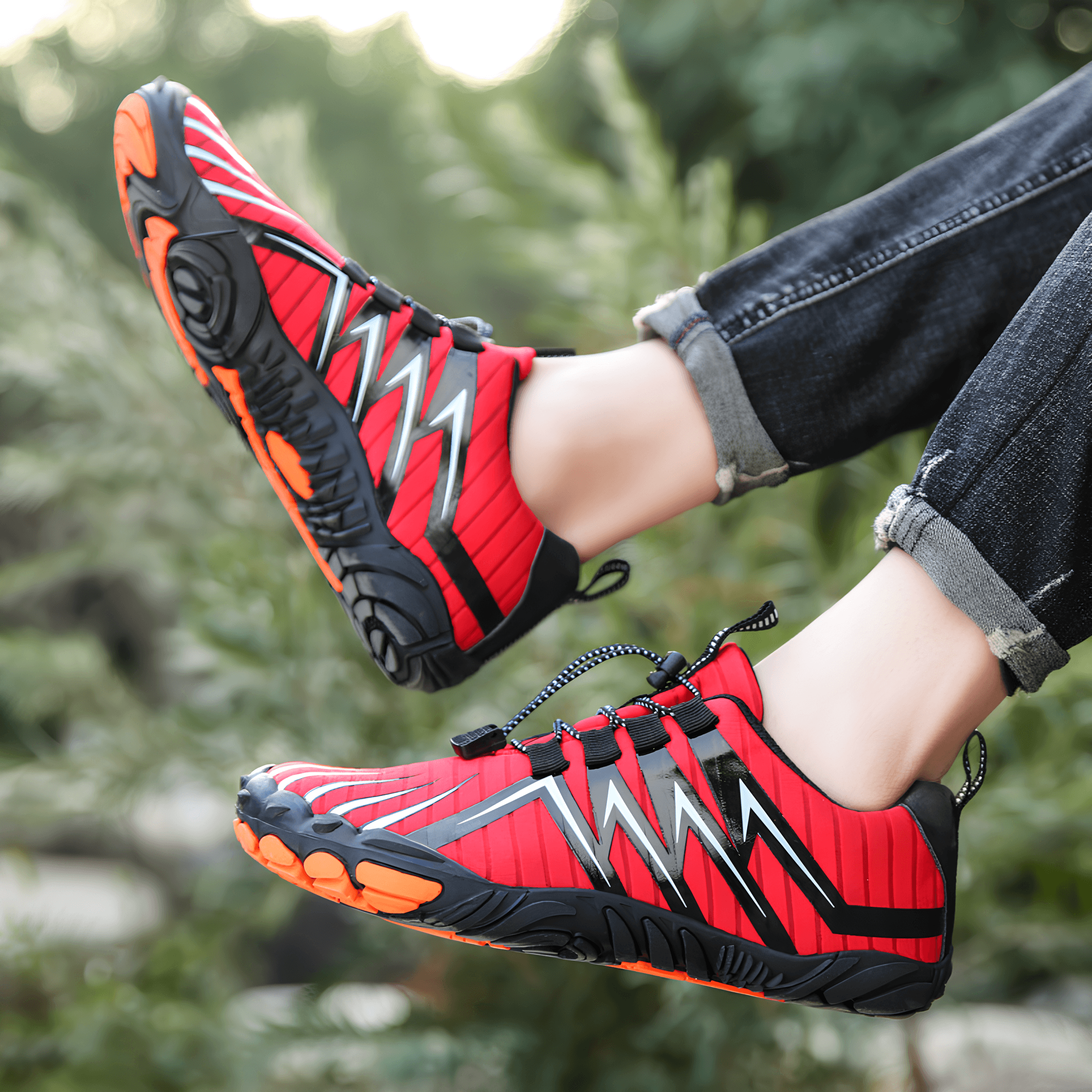 Yürüyüş Ayakkabısı - Ortapedik, Kırmızı | Lucisumbra