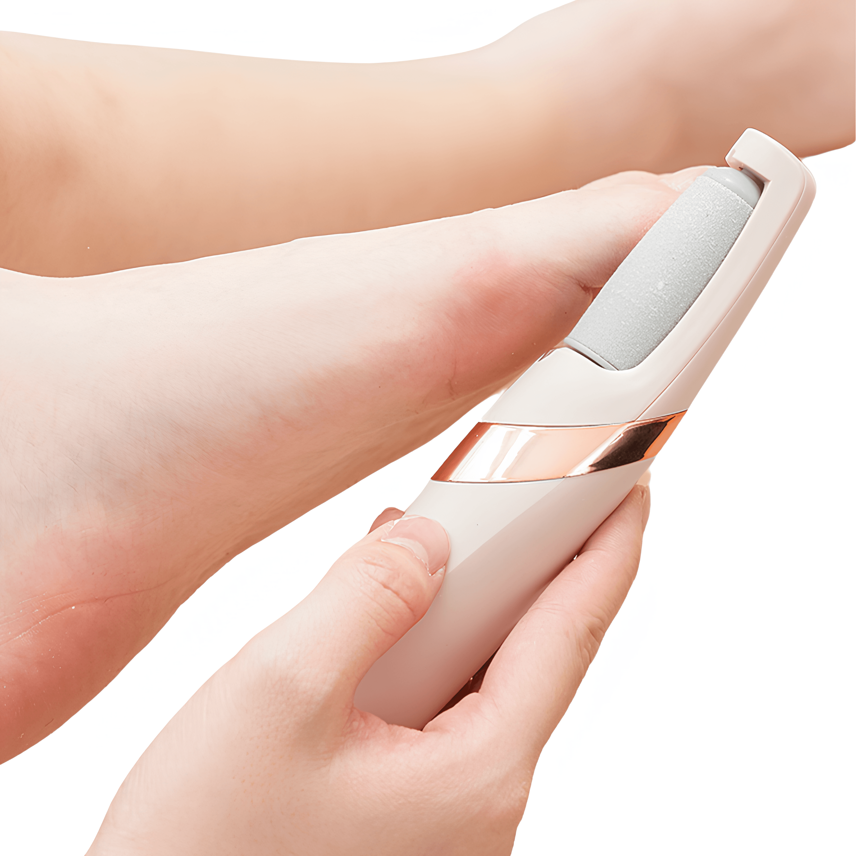 Topuk Temizleme Makinesi - Ayak Nasırı İçin, Beyaz | Lucisumbra