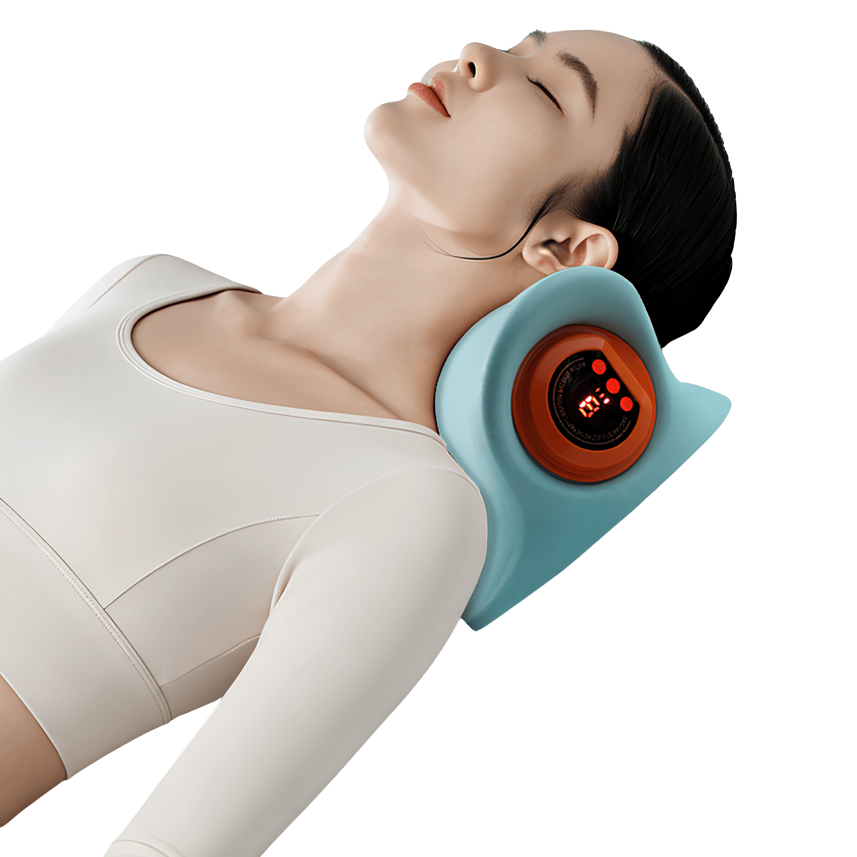 Kulunç Masaj Aleti - Boyun Fıtığı İçin, Mavi | Lucisumbra