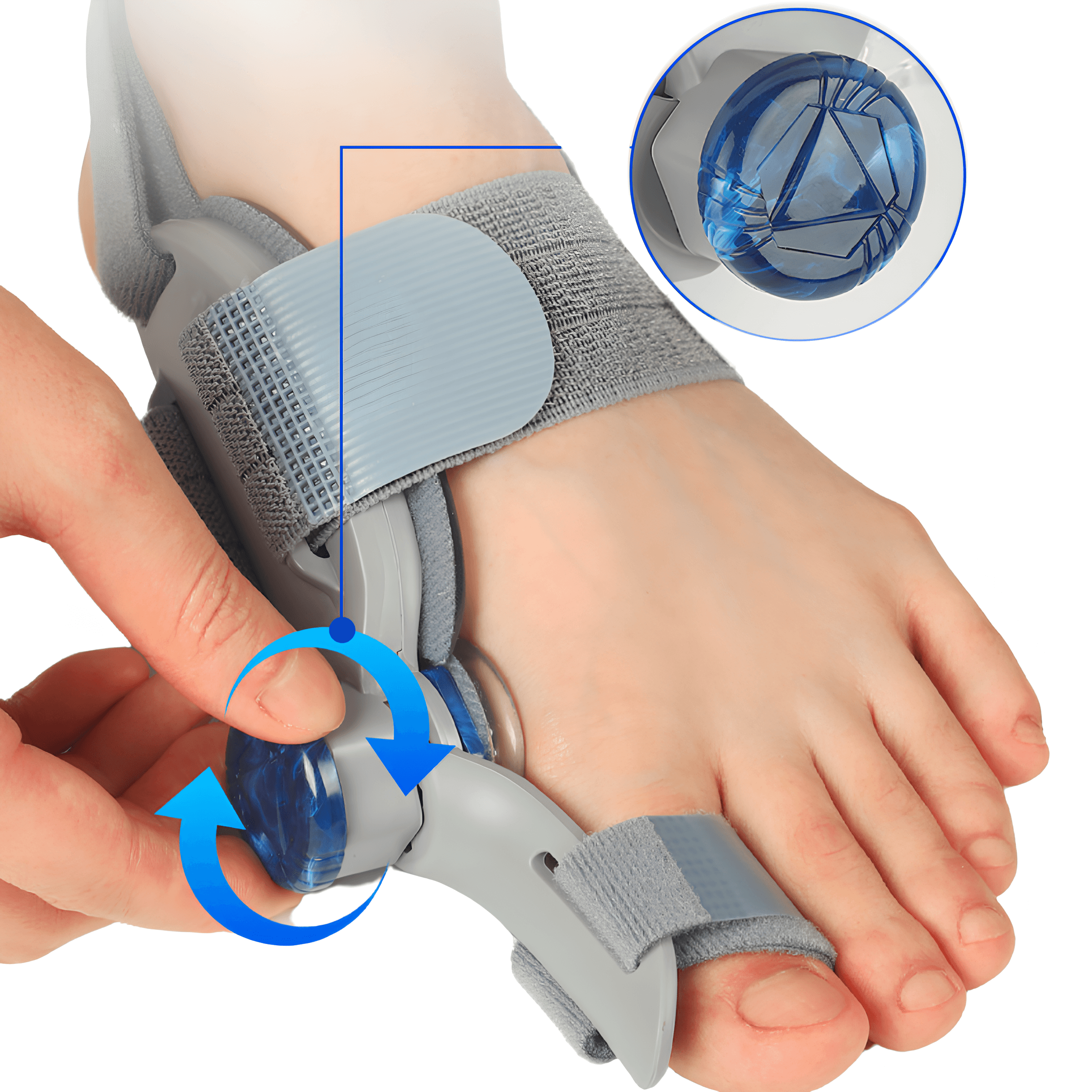 Gece Ateli - Ayarlanabilir, Gri | Lucisumbra