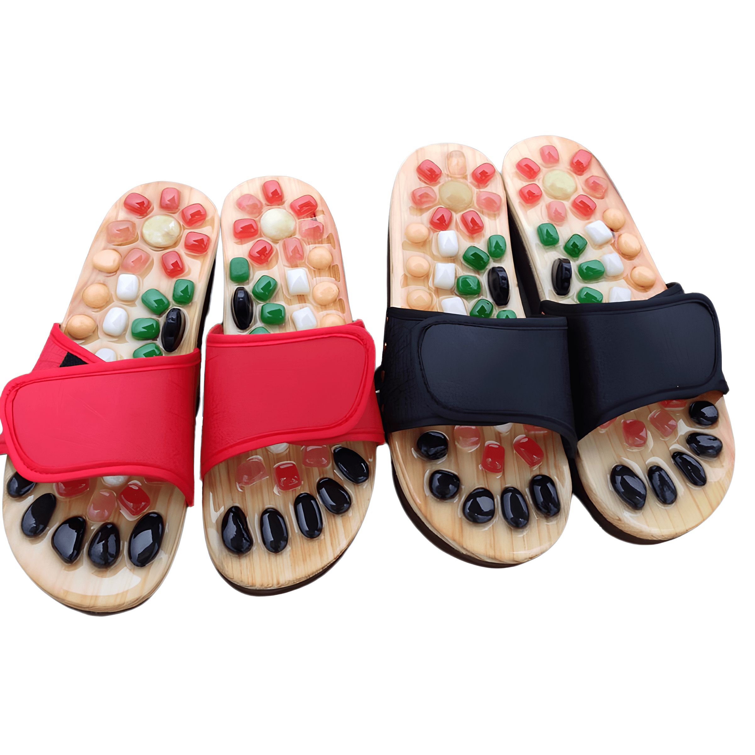 Doğal Taşlı Akupunktur Terlik - Topuk Dikeni İçin | Lucisumbra