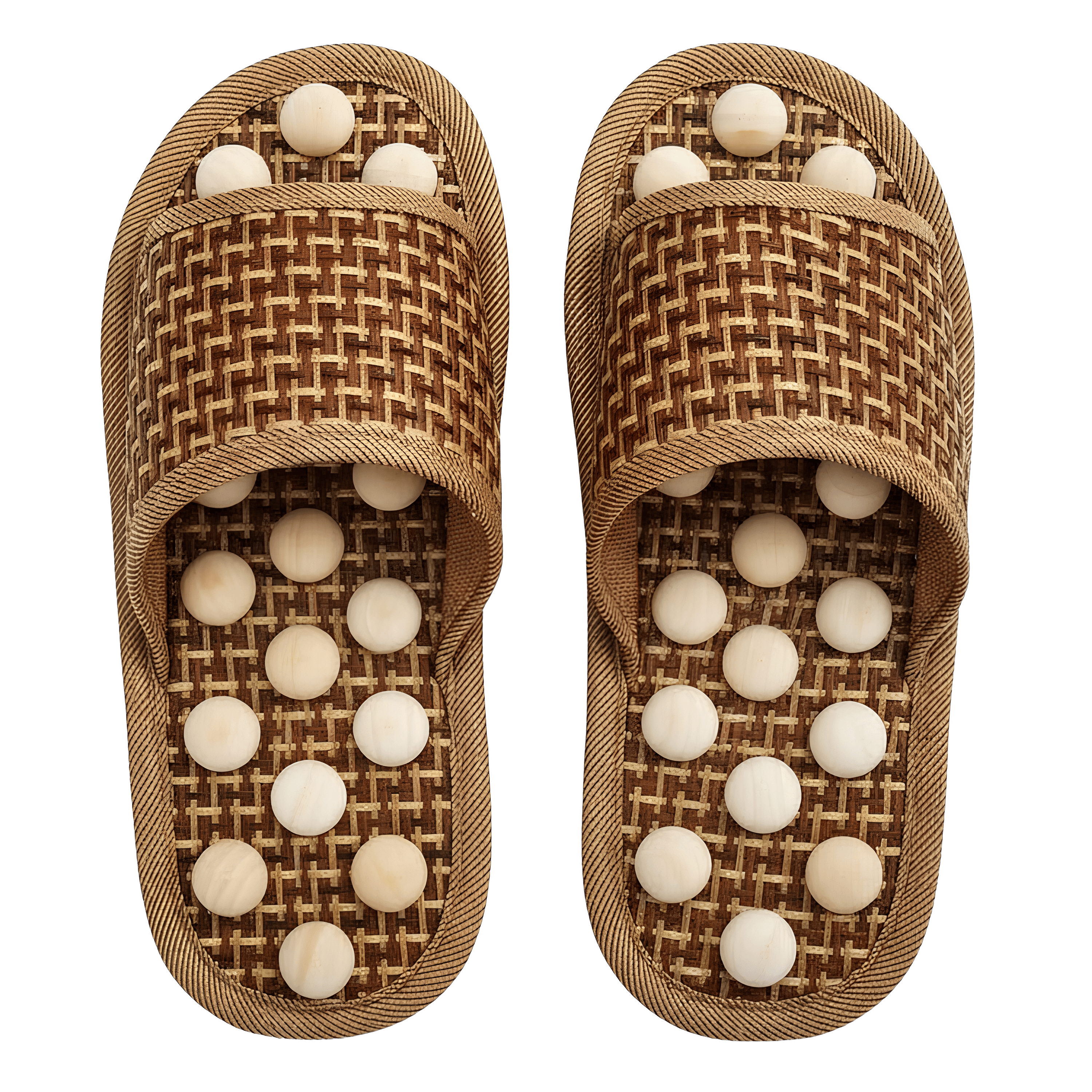 Doğal Ahşap Akapunktur Terlik - Topuk Dikeni İçin | Lucisumbra