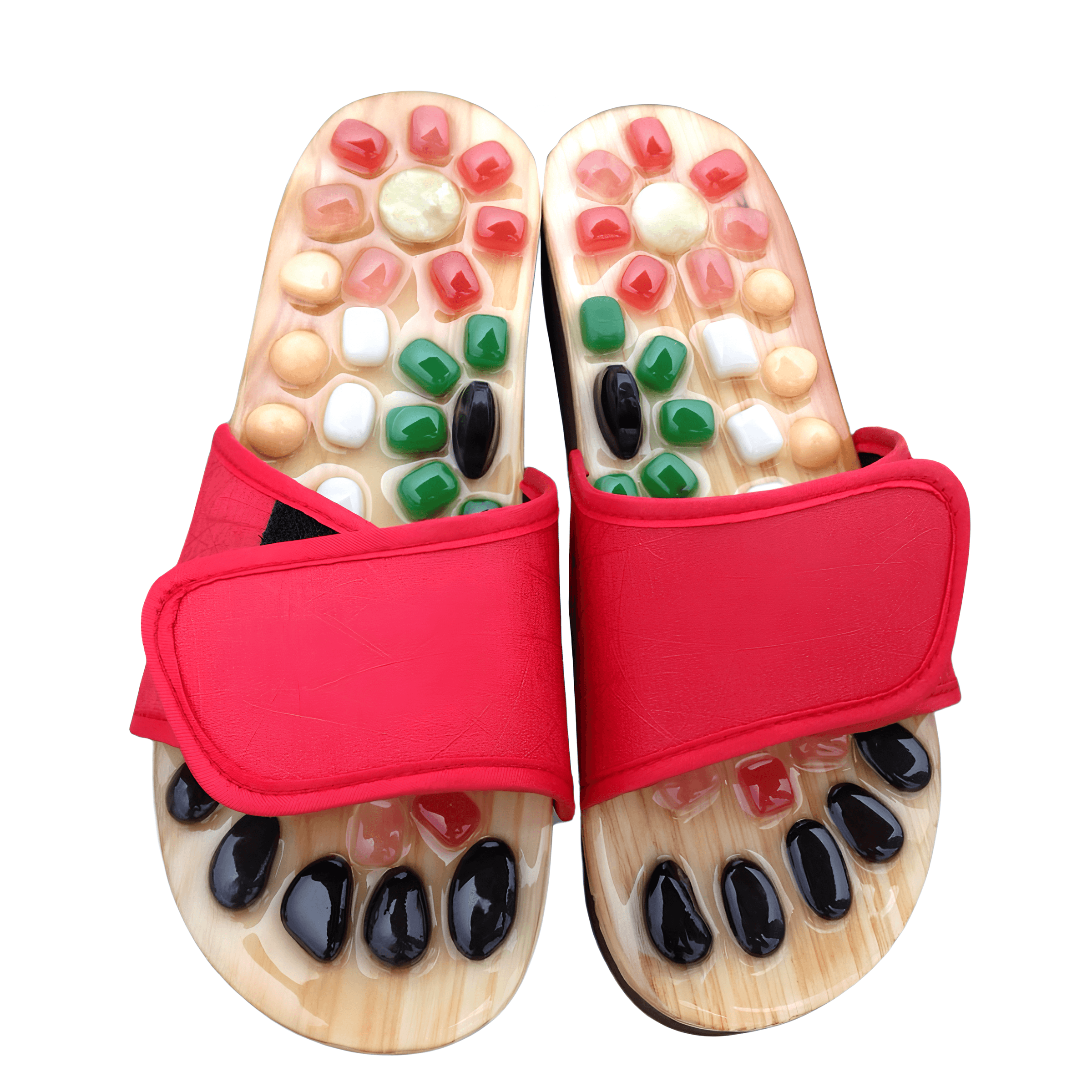 Doğal Taşlı Akupunktur Terlik - Topuk Dikeni İçin | Lucisumbra