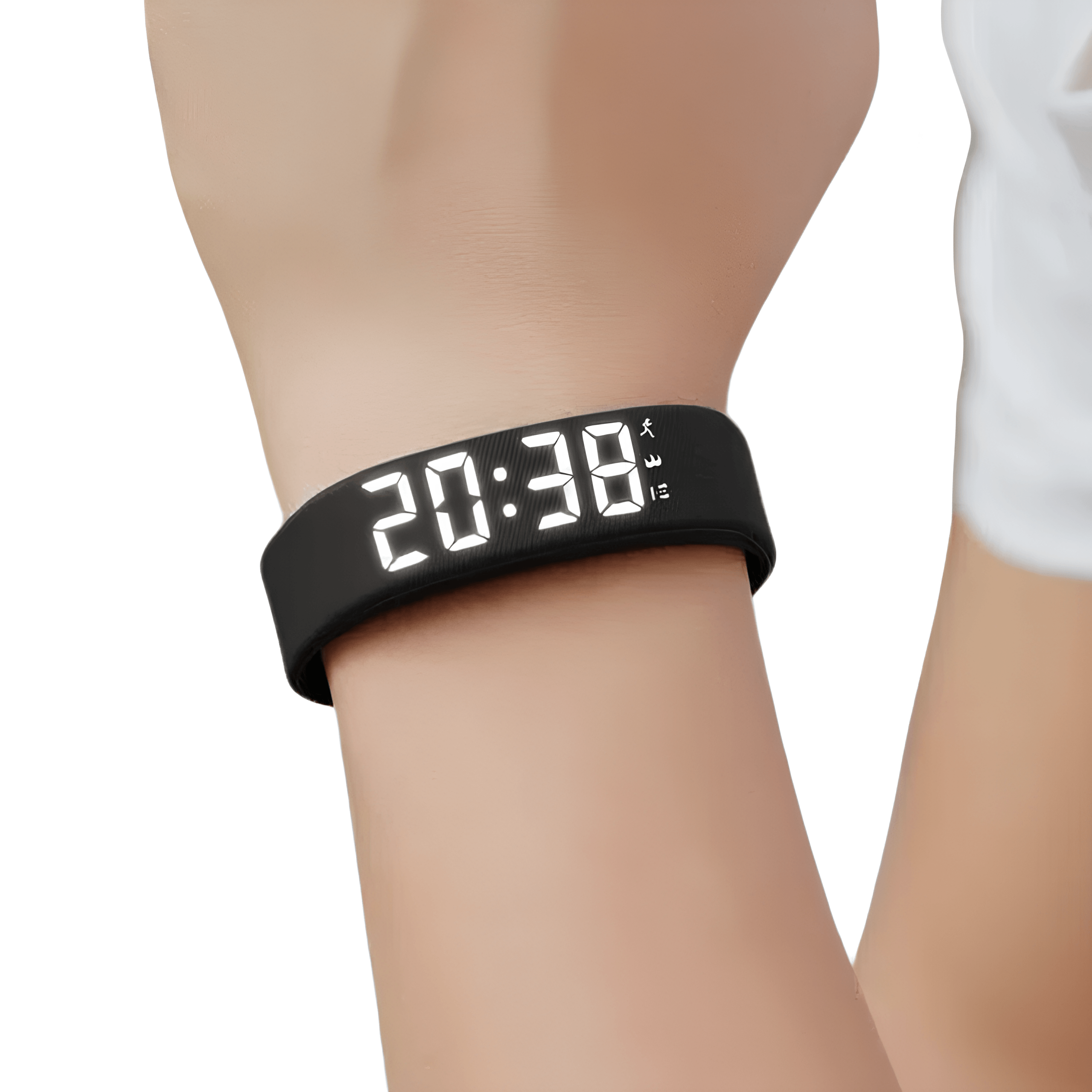 Titreşimli Akıllı Uyandırma Bilekliği - Siyah | Lucisumbra