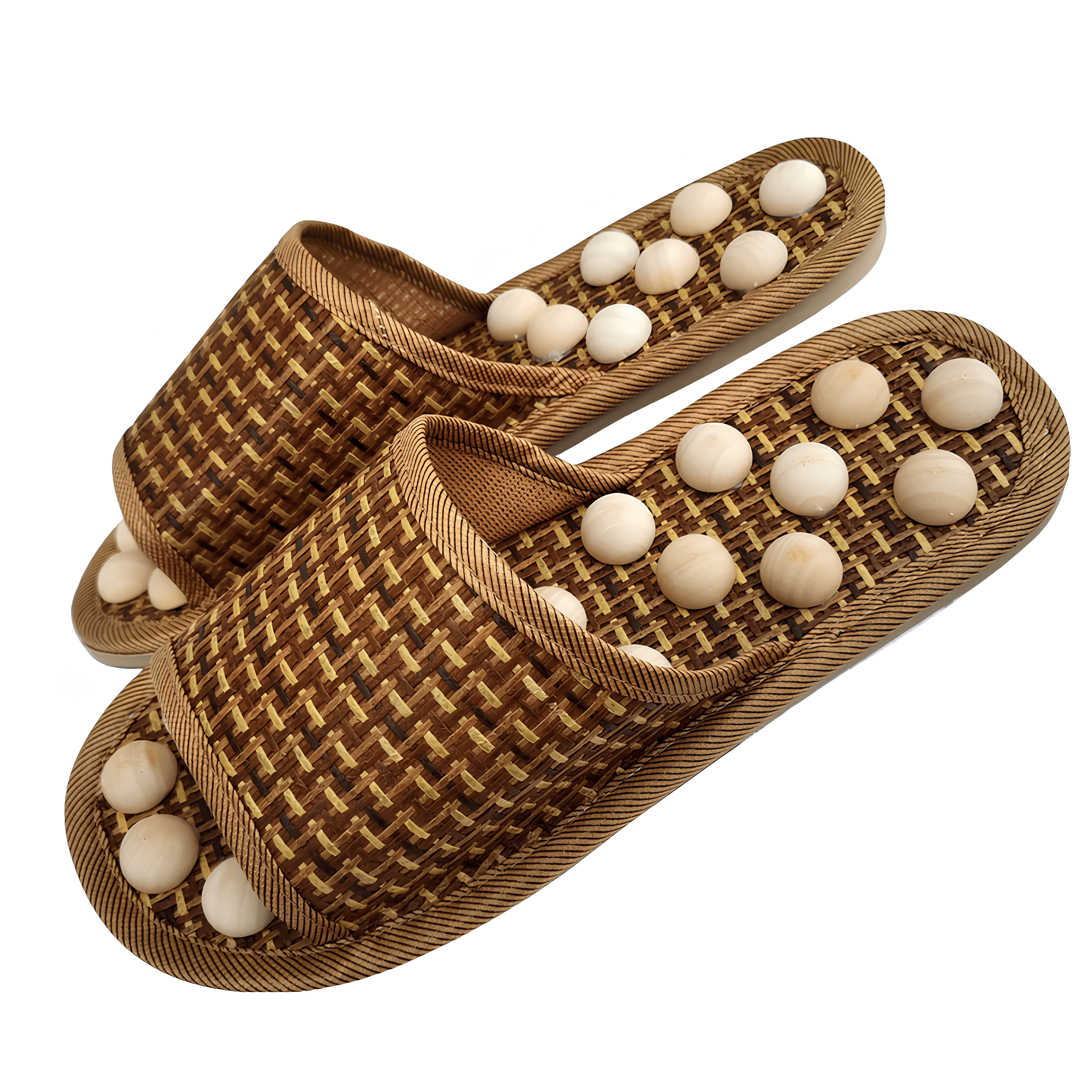 Doğal Ahşap Akapunktur Terlik - Topuk Dikeni İçin | Lucisumbra