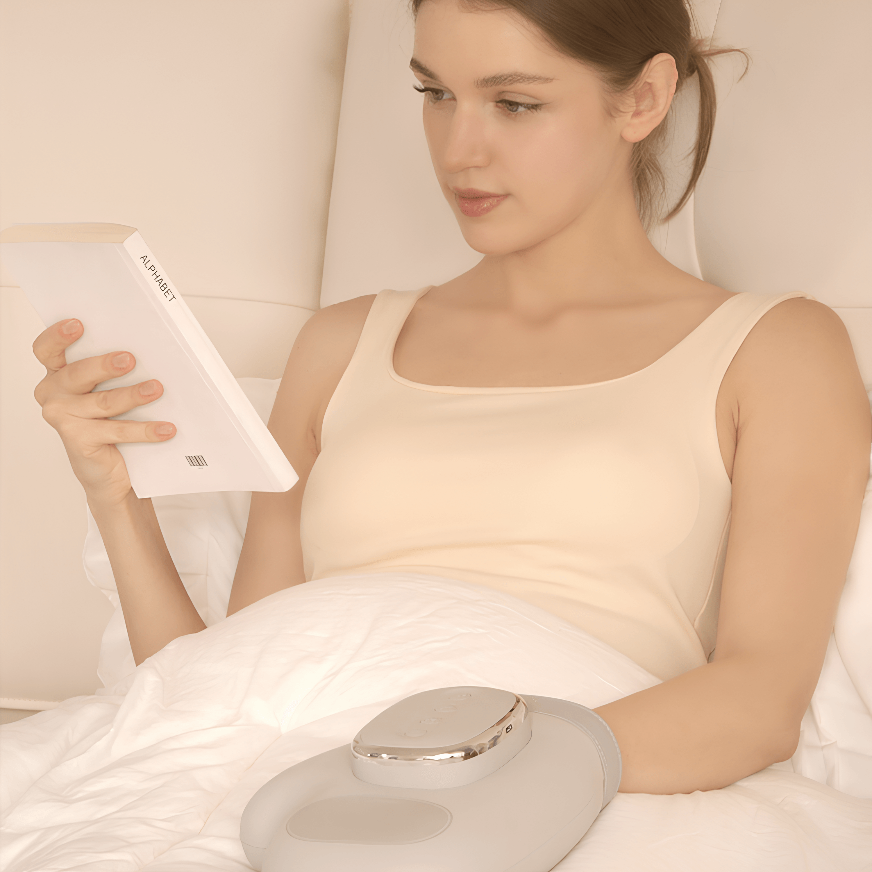 Terapatik Eldiven - Artrit Eklem İltihabı için, Beyaz | Lucisumbra