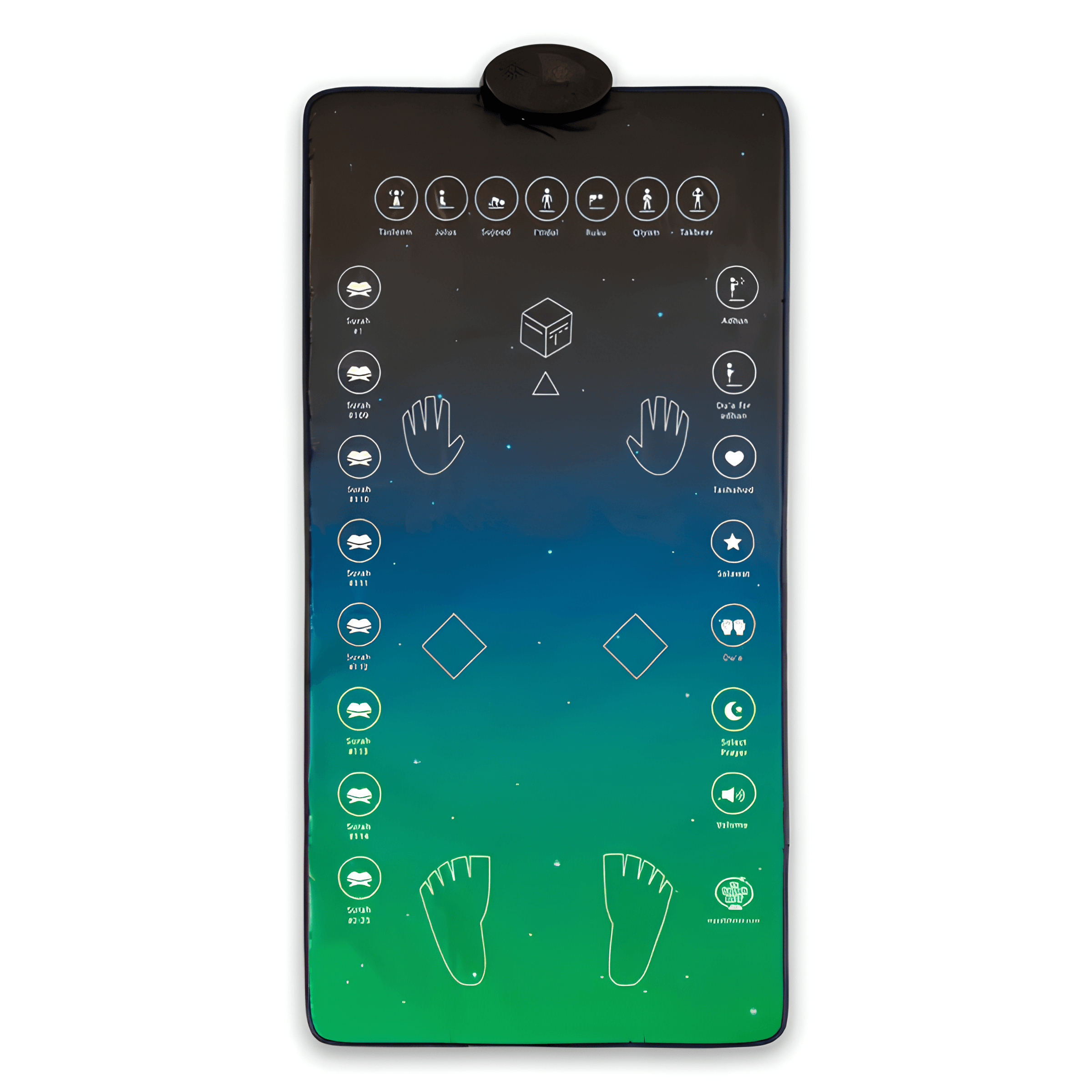 Akıllı Seccade - Sesli, Yeşil | Lucisumbra