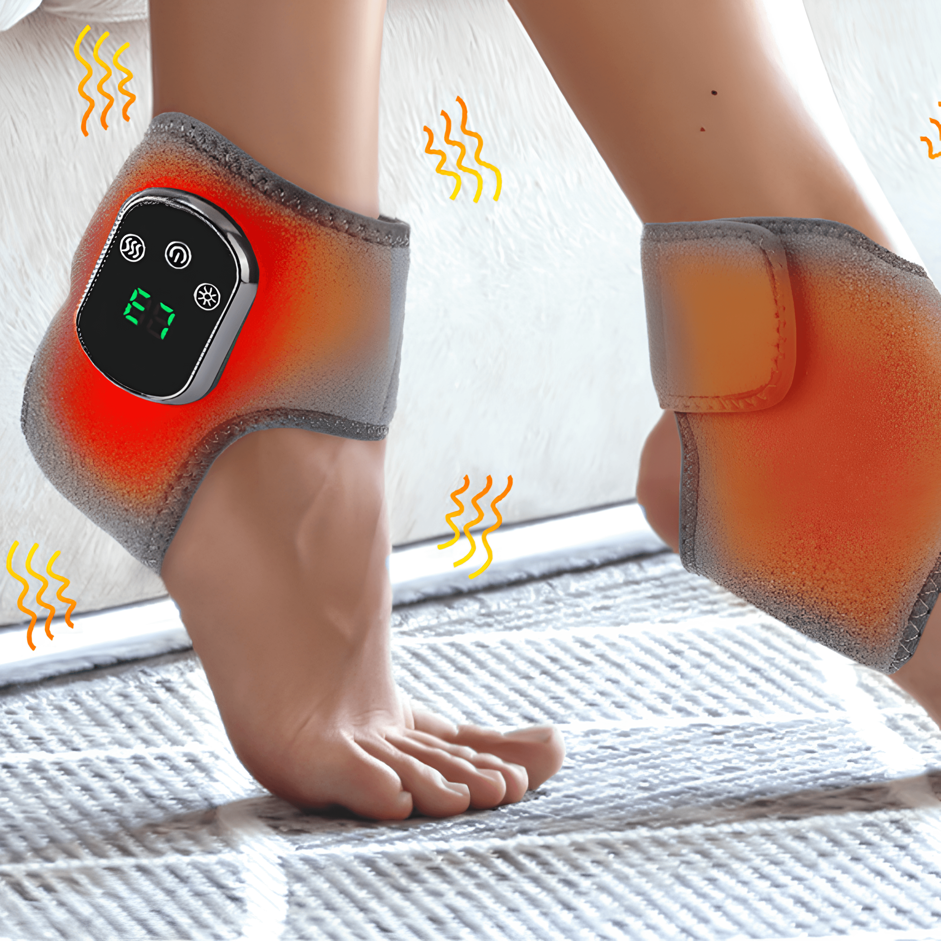 Termak Ayak Bilekliği - Topuk Dikeni İçin, Gri | Lucisumbra