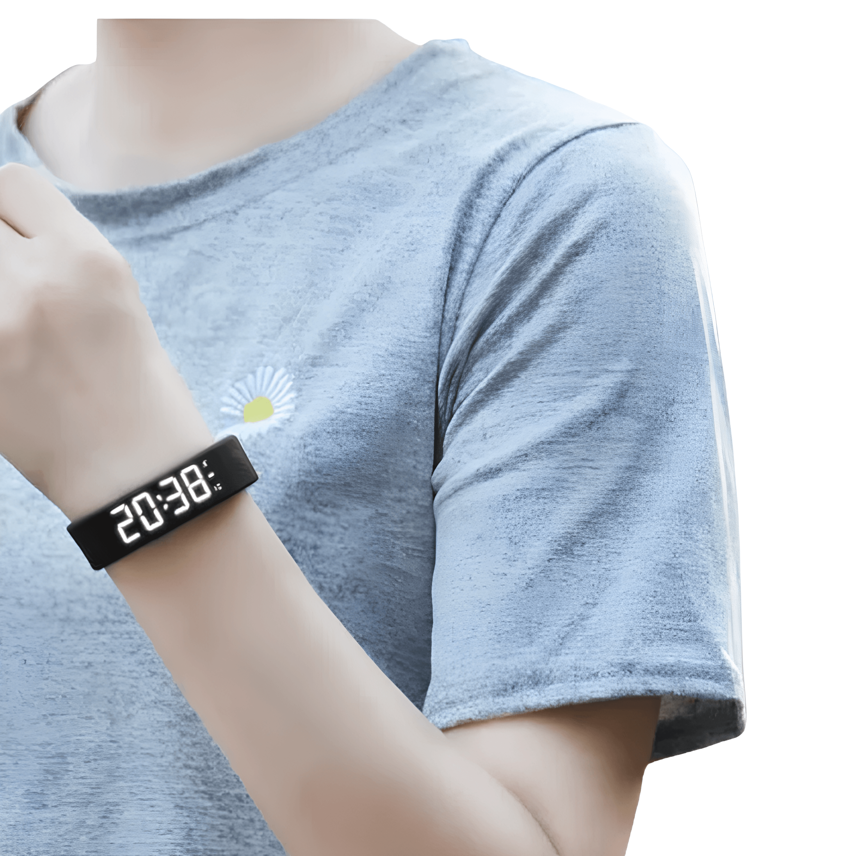 Titreşimli Akıllı Uyandırma Bilekliği - Siyah | Lucisumbra