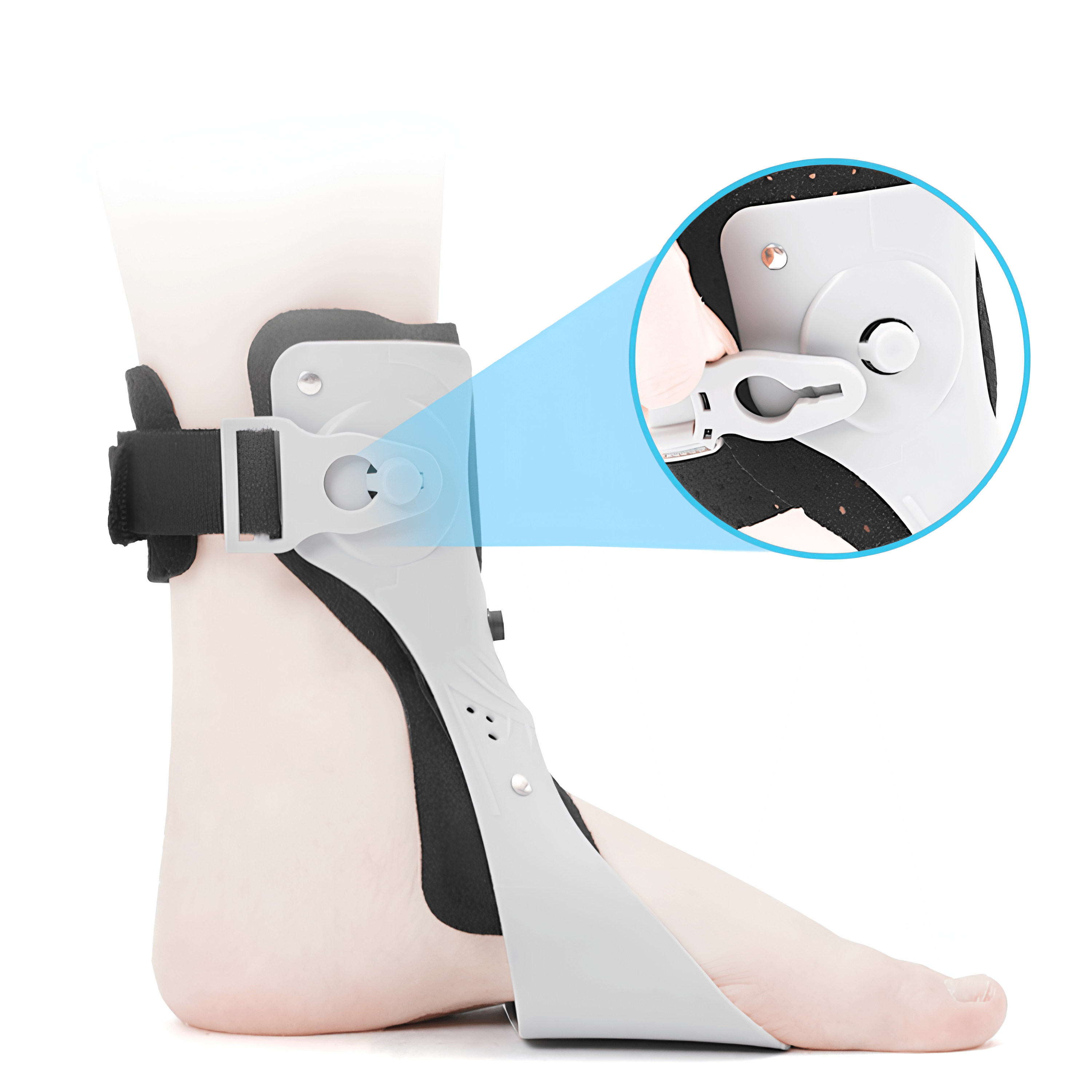 Ayak Ateli - Düz Taban İçin, Gri | Lucisumbra