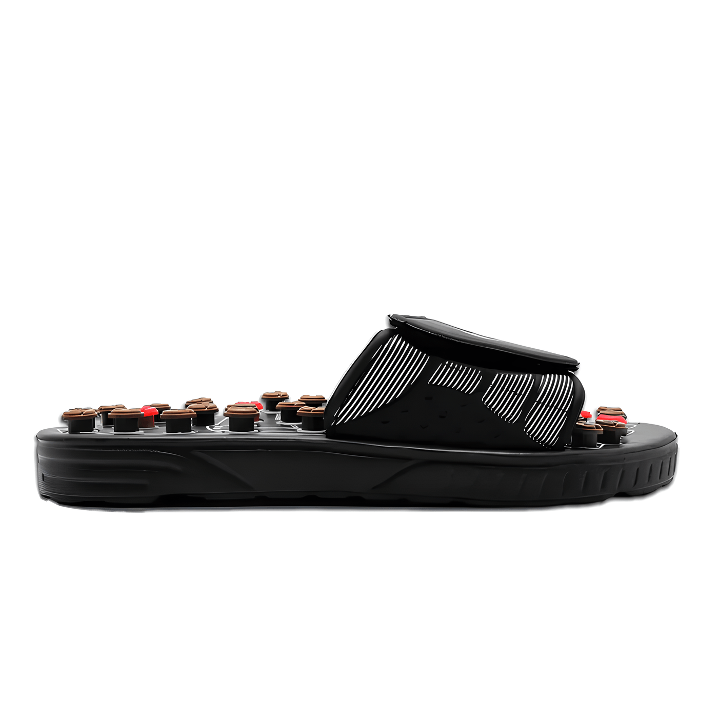 Akupunktur Terlik - Topuk Dikeni İçin, Siyah | Lucisumbra